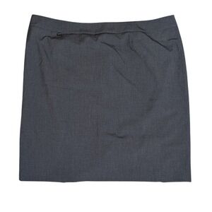 Calvin Klein‎ Gray Career Pencil Skirt Women's Plus Size 24W Work Office